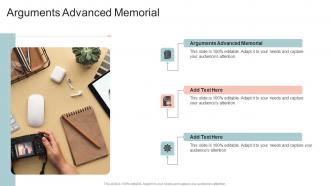 Arguments Advanced Memorial In Powerpoint And Google Slides Cpb