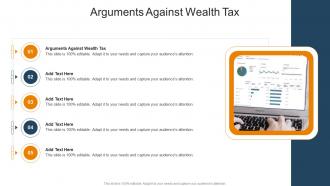 Arguments Against Wealth Tax In Powerpoint And Google Slides Cpb