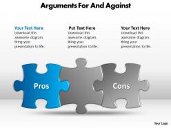 Arguments for and against 5