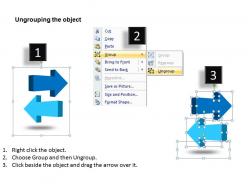 Arguments for and against shown by 3d arrows powerpoint diagram templates graphics 712