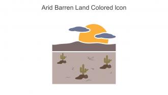 Arid Barren Land Colored Icon In Powerpoint Pptx Png And Editable Eps Format