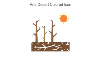 Arid Desert Colored Icon In Powerpoint Pptx Png And Editable Eps Format