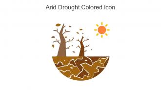Arid Drought Colored Icon In Powerpoint Pptx Png And Editable Eps Format