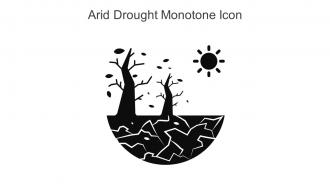 Arid Drought Monotone Icon In Powerpoint Pptx Png And Editable Eps Format