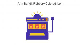 Arm Bandit Robbery Colored Icon In Powerpoint Pptx Png And Editable Eps Format