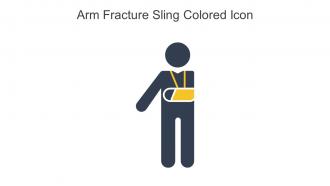Arm Fracture Sling Colored Icon In Powerpoint Pptx Png And Editable Eps Format