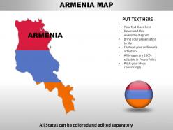 Armenia country powerpoint maps