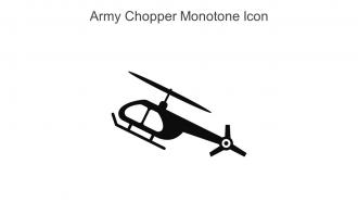 Army Chopper Monotone Icon In Powerpoint Pptx Png And Editable Eps Format