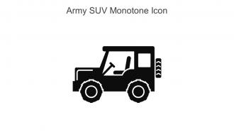 Army SUV Monotone Icon In Powerpoint Pptx Png And Editable Eps Format