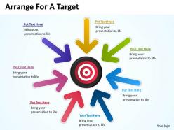 Arrange for a target 2