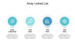 Array linked list ppt powerpoint presentation ideas example cpb