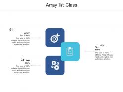 Array list class ppt powerpoint presentation layout cpb