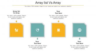 Array List Vs Array Ppt Powerpoint Presentation Portfolio Influencers Cpb