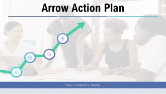 Arrow Action Plan Business Growth Development Conversion Process Management