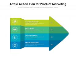 Arrow action plan for product marketing