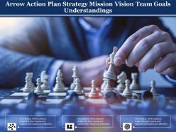 Arrow action plan strategy mission vision team goals understandings