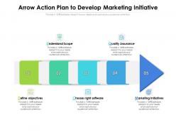 Arrow action plan to develop marketing initiative