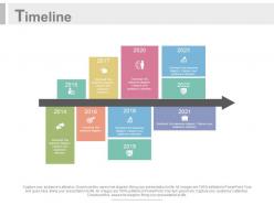 Arrow and tags design timeline for business powerpoint slides