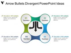 Arrow Bullets Divergent Powerpoint Ideas
