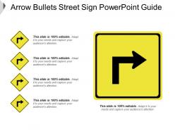 Arrow Bullets Street Sign Powerpoint Guide