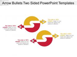 Arrow Bullets Two Sided Powerpoint Templates