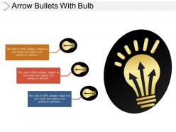 Arrow bullets with bulb