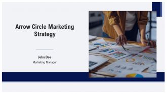 Arrow Circle Marketing Strategy PPT Example AT