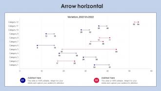 Arrow Horizontal PU Chart SS