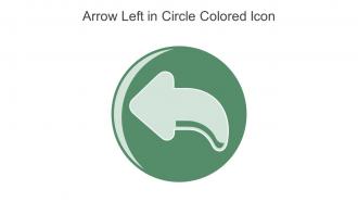 Arrow Left In Circle Colored Icon In Powerpoint Pptx Png And Editable Eps Format