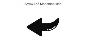 Arrow Left Monotone Icon In Powerpoint Pptx Png And Editable Eps Format