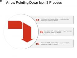 Arrow Pointing Down Icon 3 Process
