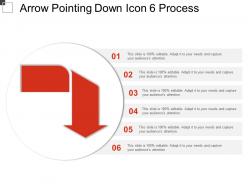 Arrow Pointing Down Icon 6 Process