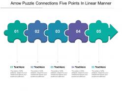 75216922 style puzzles linear 5 piece powerpoint presentation diagram infographic slide