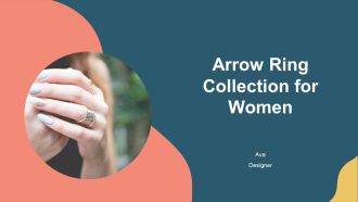 Arrow Ring Collection For Women PPT Designs AT