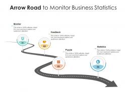 Arrow road to monitor business statistics
