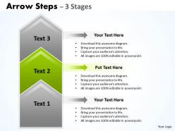 Arrow steps 3 stages 22