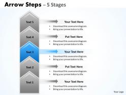 Arrow steps 5 stages