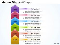 Arrow steps 6 stages colorful 18