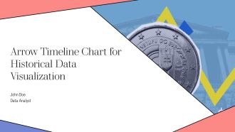 Arrow Timeline Chart For Historical Data Visualization PPT Mockup AT