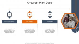 Arrowroot Plant Uses In Powerpoint And Google Slides Cpb