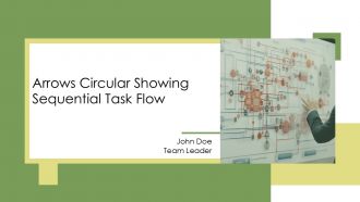 Arrows Circular Showing Sequential Task Flow PPT Summary AT