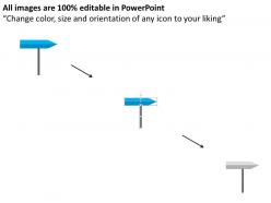 Arrows for business process management flat powerpoint design