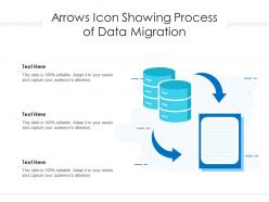 Arrows icon showing process of data migration