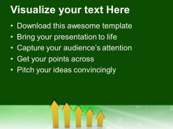Arrows pointing upwards success business powerpoint templates ppt themes and graphics