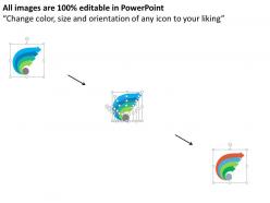 96619689 style circular semi 4 piece powerpoint presentation diagram infographic slide
