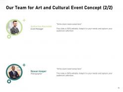 Art and cultural event concept proposal powerpoint presentation slides