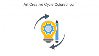 Art Creative Cycle Colored Icon In Powerpoint Pptx Png And Editable Eps Format