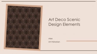 Art Deco Scenic Design Elements PPT Example ACP