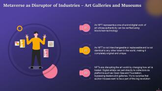 Art Galleries And Museums In The Metaverse Training Ppt