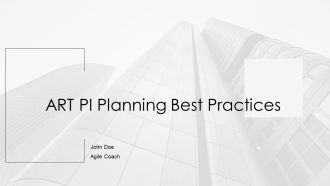 ART PI Planning Best Practices PPT Demonstration AT